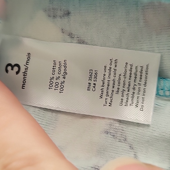 Carter's Baby Girl's Floral Pants - Picture 5 of 8